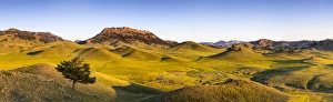 Panoramic of the Bears Paw Mountains in summer in Blaine County, Montana, USA Panoramic of the Bears Paw Mountains in summer in Blaine County, Montana, USA
