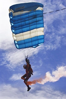 Parachutist, Wanaka, South Island, New Zealand Parachutist, Wanaka, South Island, New Zealand