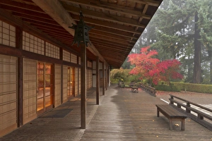 The pavillion at the Portland Japanese Garden, Oregon The pavillion at the Portland Japanese Garden, Oregon