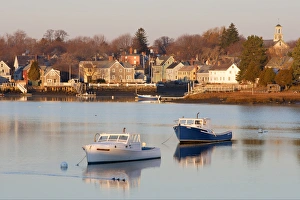 Portsmouth Harbor in early morning. Portsmouth, New Hampshire Portsmouth Harbor in early morning. Portsmouth, New Hampshire