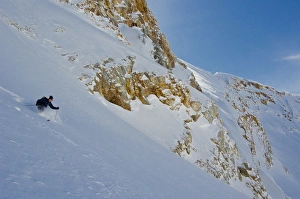 Powder skiing in Mill B South Fork, Twin Peaks Wilderness, Big Cottonwood Canyon Powder skiing in Mill B South Fork, Twin Peaks Wilderness, Big Cottonwood Canyon