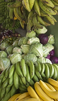 Produce stall at the Saturday market, San Ignacio, Belize Produce stall at the Saturday market, San Ignacio, Belize
