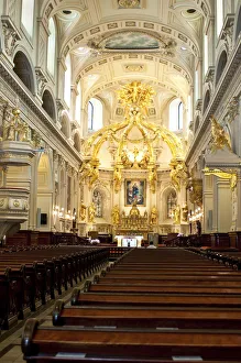 Quebec City, Quebec, Canada. Notre Dame Cathedral Quebec City, Quebec, Canada. Notre Dame Cathedral
