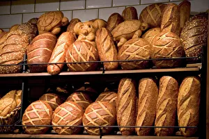 A rack of sourdough bread at the San Francisco airport A rack of sourdough bread at the San Francisco airport