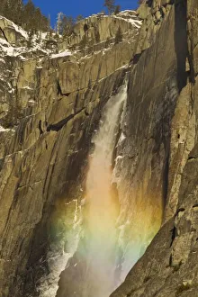 Yosemite Landscape Photography Prints: Rainbow on Upper