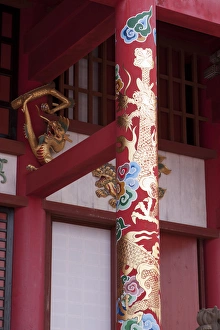 Only recently completed, the reconstruction of Shuri Castle, Naha, Okinawa, Japan Only recently completed, the reconstruction of Shuri Castle, Naha, Okinawa, Japan
