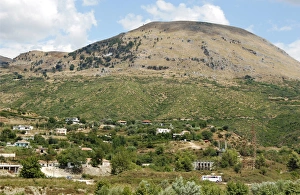 REPUBLIC OF ALBANIA. Landscape around Mesopotam REPUBLIC OF ALBANIA. Landscape around Mesopotam