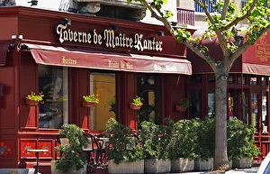The restaurant Taverne de Maitre Kanter with outside seating. Vienne, Isere Isere The restaurant Taverne de Maitre Kanter with outside seating. Vienne, Isere Isere