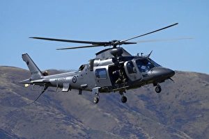 RNZAF Augustawestland A109 helicopter, Warbirds over Wanaka, Wanaka, Otago, South Island RNZAF Augustawestland A109 helicopter, Warbirds over Wanaka, Wanaka, Otago, South Island