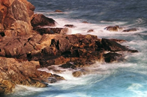 Roiling Water at Otter Cliffs, Acadia National Park, Mount Desert Island, Maine, USA Roiling Water at Otter Cliffs, Acadia National Park, Mount Desert Island, Maine, USA