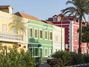 Rua de Praia or Avenida da Republica with old townhouses of trading companies (armazens) Rua de Praia or Avenida da Republica with old townhouses of trading companies (armazens)