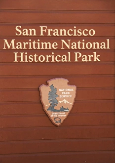 San Francisco Maritime National Historical Park sign San Francisco Maritime National Historical Park sign