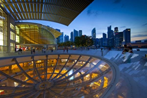 Singapore. Sunset on downtown area. Credit as: Jim Zuckerman / Jaynes Gallery / DanitaDelimont Singapore. Sunset on downtown area. Credit as: Jim Zuckerman / Jaynes Gallery / DanitaDelimont