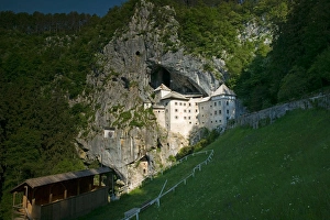 SLOVENIA-NOTRANJSKA-Predjama Castle: 16th century Predjama Castle perched atop SLOVENIA-NOTRANJSKA-Predjama Castle: 16th century Predjama Castle perched atop