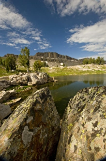 Small lake at Alaska Basin, Teton Mountains, Targhee National Forest, Idaho Small lake at Alaska Basin, Teton Mountains, Targhee National Forest, Idaho