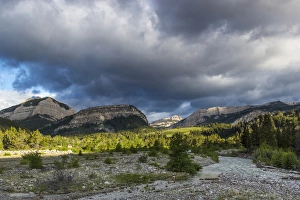The South Fork of the Teton River along the Rocky Mountain Front in the Lewis The South Fork of the Teton River along the Rocky Mountain Front in the Lewis