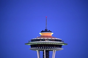 Top of the Space Needle, Seattle, Washington, United States, US Top of the Space Needle, Seattle, Washington, United States, US