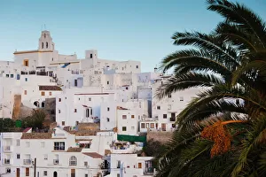 Spain, Andalucia Region, Cadiz Province, Vejer de la Frontera, elevated town view Spain, Andalucia Region, Cadiz Province, Vejer de la Frontera, elevated town view