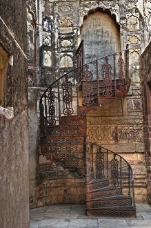 Spiral stairs, Mehrangarh Fort, Jodhpur, India Spiral stairs, Mehrangarh Fort, Jodhpur, India