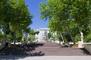 Stairs in a public park in Baku, Azerbaijan, Caucasus Stairs in a public park in Baku, Azerbaijan, Caucasus