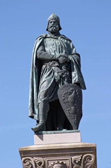 Statue of Birger Jarl (B Magnusson) on Riddarholmen. Stockholm. Sweden, Europe Statue of Birger Jarl (B Magnusson) on Riddarholmen. Stockholm. Sweden, Europe