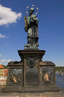 statue on Charles bridge, Czech Republic, prague statue on Charles bridge, Czech Republic, prague
