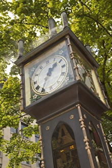 Steam powered clock in the Gastown neighborhood, Vancouver, British Columbia, Canada Steam powered clock in the Gastown neighborhood, Vancouver, British Columbia, Canada