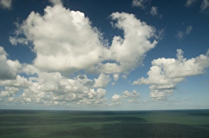 Summer Clouds over La Manche (English Channel) Normandy, France Summer Clouds over La Manche (English Channel) Normandy, France