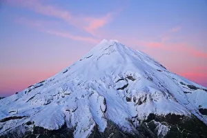 North Island Prints: Mt Taranaki / Mt Egmont Aerial Print