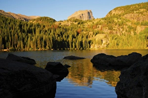 Sunrise at Bear Lake, Rocky Mountain National Park, Colorado, USA Sunrise at Bear Lake, Rocky Mountain National Park, Colorado, USA