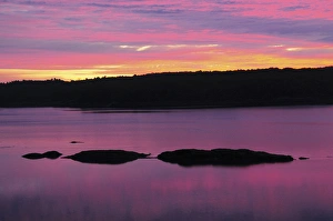 Sunrise on the New Meadows River; Brunswick; Maine; USA; sunrise; colorful; water Sunrise on the New Meadows River; Brunswick; Maine; USA; sunrise; colorful; water