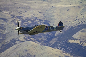 Supermarine Spitfire - British and allied WWII Fighter Plane, Wanaka, South Island Supermarine Spitfire - British and allied WWII Fighter Plane, Wanaka, South Island