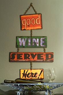 Many tasting rooms have interesting items for sale along with their wines Many tasting rooms have interesting items for sale along with their wines