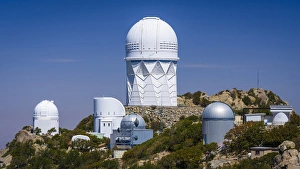 Telescopes at Kit Peak National Observatory, Tohono O'odham Indian Reservation Telescopes at Kit Peak National Observatory, Tohono O'odham Indian Reservation
