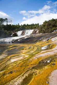 Thermal Terraces, Orakei Korako Thermal Area, between Rotorua and Taupo, North Island Thermal Terraces, Orakei Korako Thermal Area, between Rotorua and Taupo, North Island