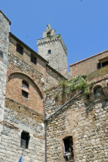 Tower of San Gimignano, UNESCO World Heritage Site, San Gimignano, Siena, Tuscany Tower of San Gimignano, UNESCO World Heritage Site, San Gimignano, Siena, Tuscany