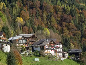 Agordino Collection: Traditional alpine farm in Falcade in Val Biois, Italy