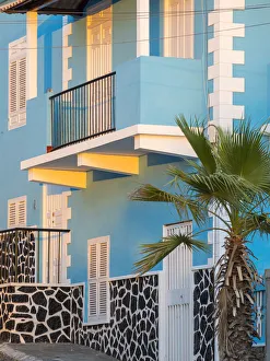 Traditional townhouse (Sobrado). Sao Filipe, the capital of the island Traditional townhouse (Sobrado). Sao Filipe, the capital of the island