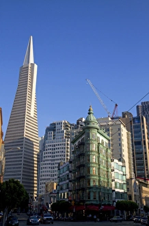 The Transamerica Pyramid skyscraper in San Francisco, California, USA The Transamerica Pyramid skyscraper in San Francisco, California, USA