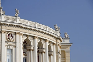Ukraine, Odessa. Historic Odessa Opera House & Theater, neo-baroque Italian style, circa 1887 Ukraine, Odessa. Historic Odessa Opera House & Theater, neo-baroque Italian style, circa 1887