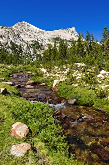Unicorn Creek under Unicorn Peak, Tuolumne Meadows, Yosemite National Park, California Unicorn Creek under Unicorn Peak, Tuolumne Meadows, Yosemite National Park, California