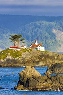 United States, California, Crescent City, Lighthouse and Harbor United States, California, Crescent City, Lighthouse and Harbor