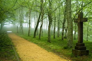 Urkiola Natural Park. Cross. Biscay province. Basque Country. Spain Urkiola Natural Park. Cross. Biscay province. Basque Country. Spain