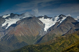 USA-ALASKA-Anchorage Area-GIRDWOOD: Chugach Mountains from Mt. Alyeska / Fall USA-ALASKA-Anchorage Area-GIRDWOOD: Chugach Mountains from Mt. Alyeska / Fall
