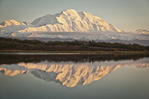 USA Alaska Denali Mt. McKinley from Reflection Pool USA Alaska Denali Mt. McKinley from Reflection Pool