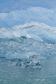 USA, Alaska, Endicott Arm. Blue ice and icebergs USA, Alaska, Endicott Arm. Blue ice and icebergs