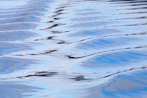 USA, Alaska, Endicott Arm. Boat wake patterns USA, Alaska, Endicott Arm. Boat wake patterns