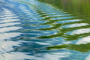 USA, Alaska, Glacier Bay National Park. Abstract of boat wake in Dundas Bay. Credit as USA, Alaska, Glacier Bay National Park. Abstract of boat wake in Dundas Bay. Credit as