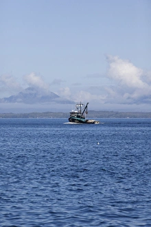 USA, Alaska, Southeast near Ketchikan, seine boats salmon fishing USA, Alaska, Southeast near Ketchikan, seine boats salmon fishing