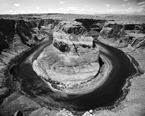 Usa, Arizona, Glen Canyon National Recreation Area, Colorado River Curves at Horseshoe Usa, Arizona, Glen Canyon National Recreation Area, Colorado River Curves at Horseshoe